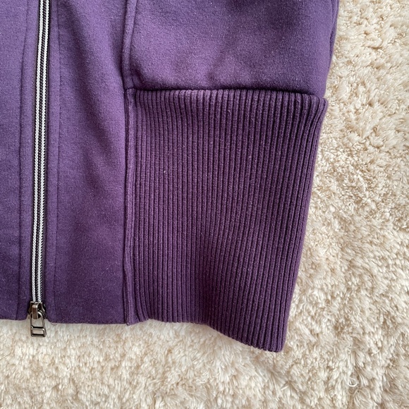 Roots Canada Paddlecreek Hoodie Womens Size S Purple Full Zip Warm Fleece Jacket - Picture 11 of 16